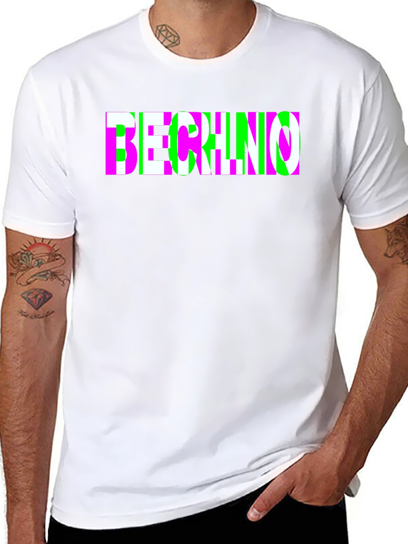 Techno Black Graphic Tee