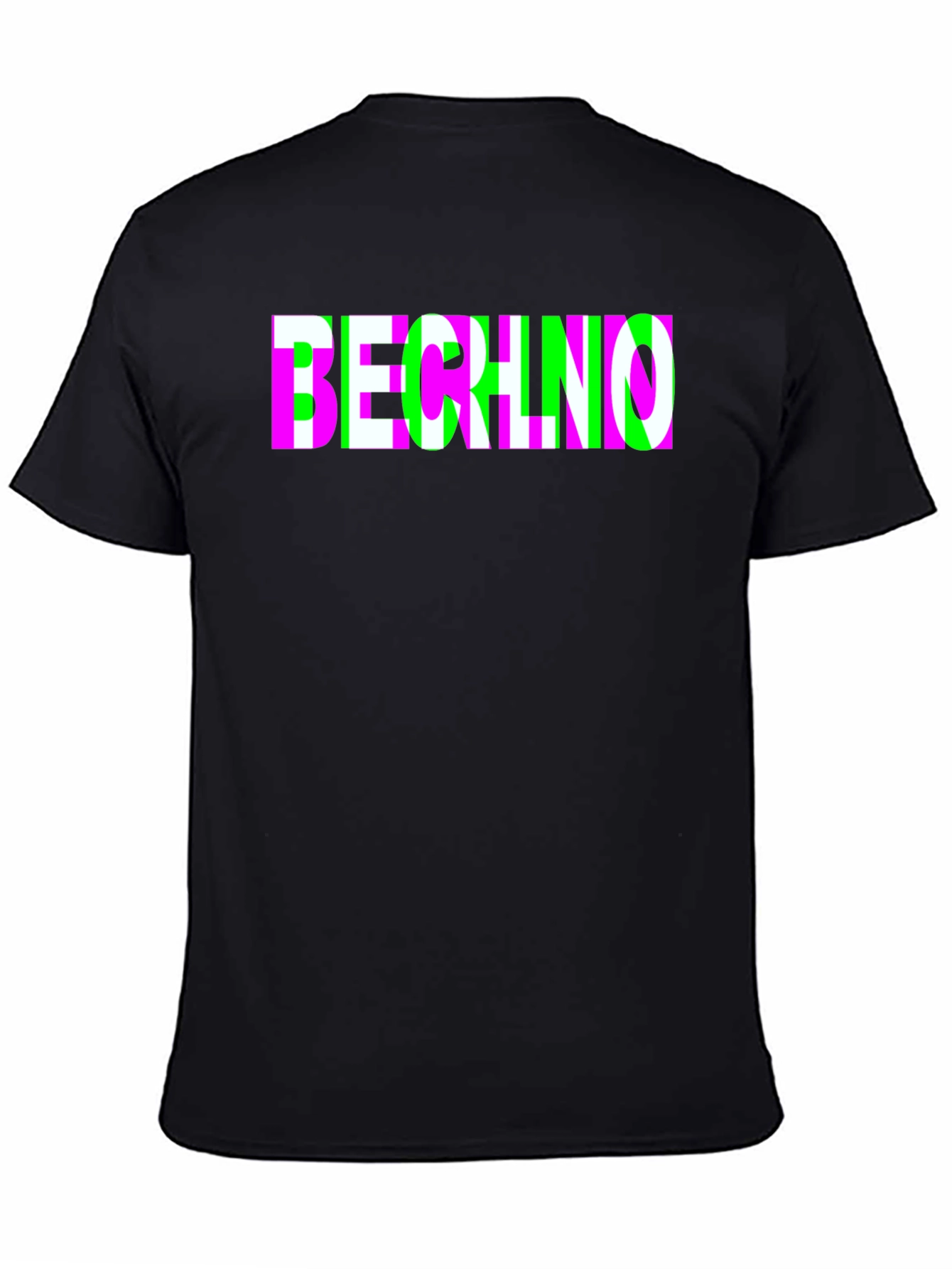 Techno Black Graphic Tee
