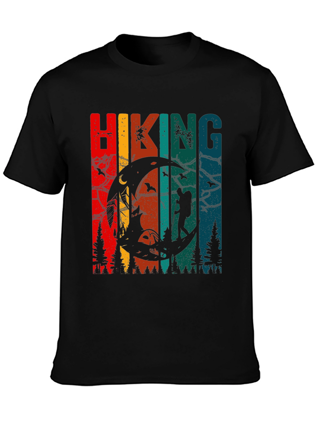 Hiking Adventure T-Shirt Retro Style