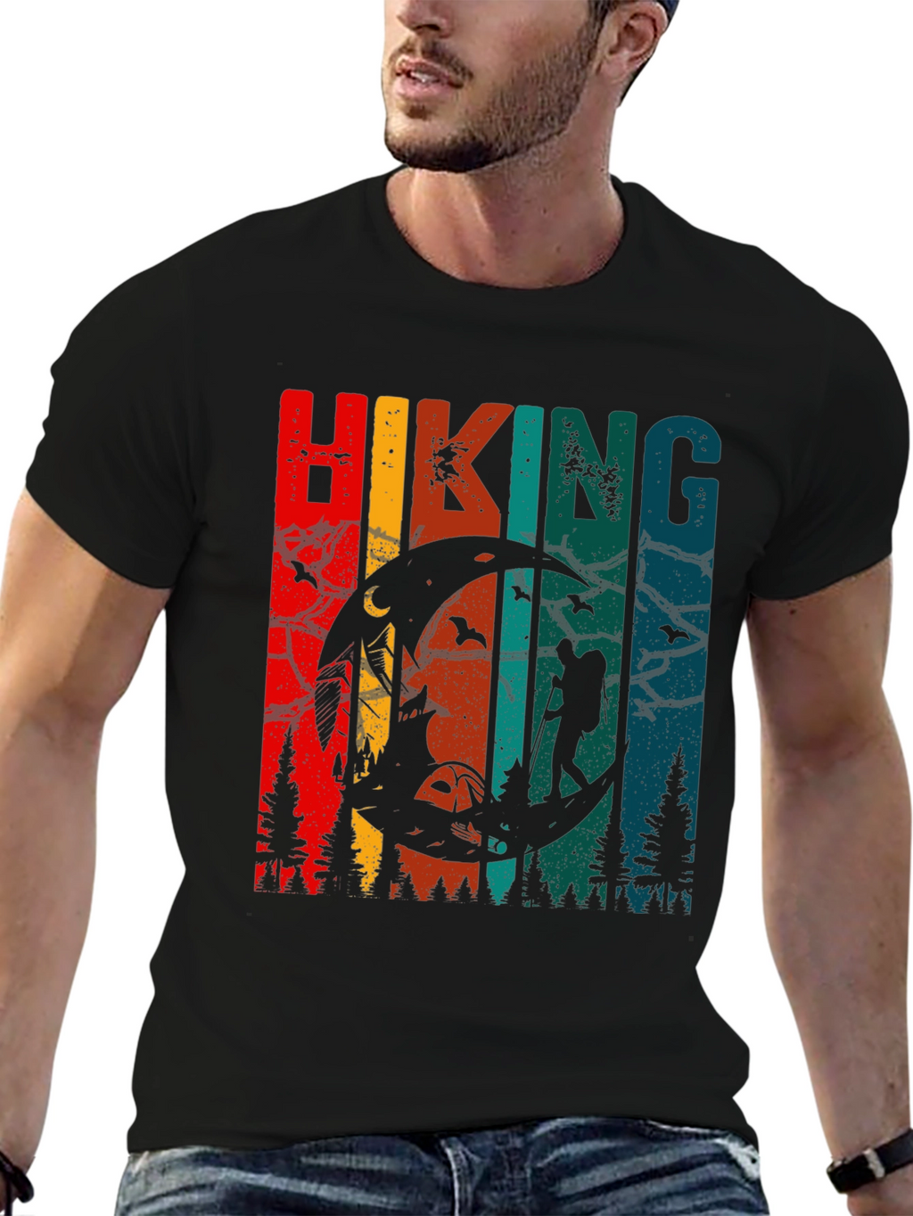 Hiking Adventure T-Shirt Retro Style