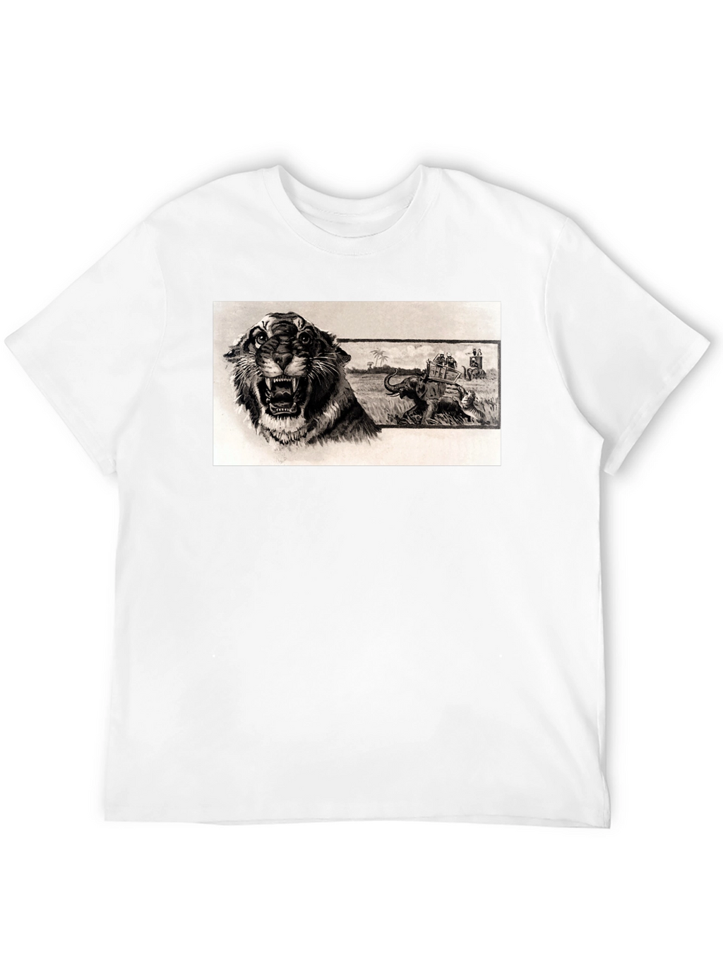 Tiger & Elephant Safari T-Shirt