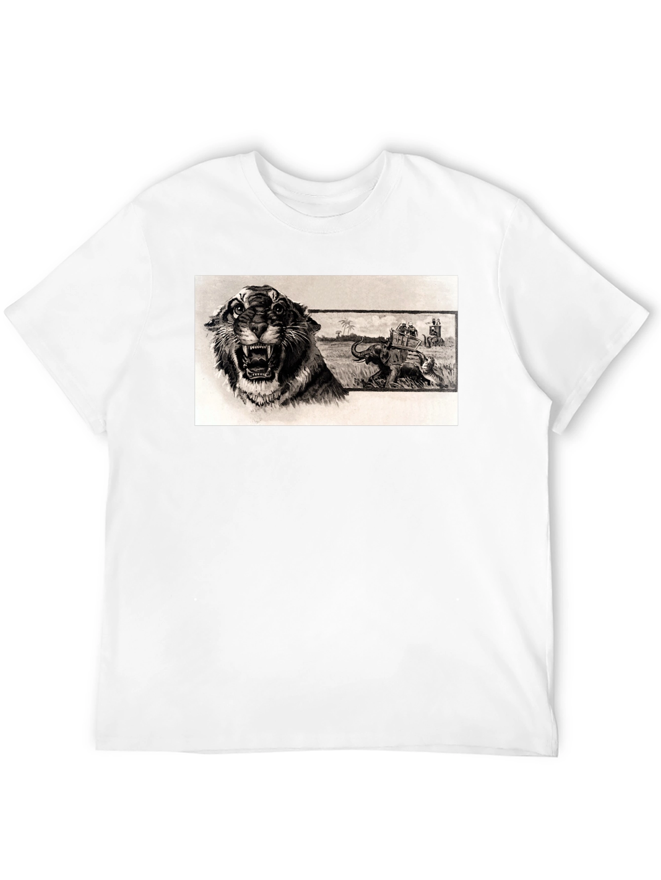 Tiger & Elephant Safari T-Shirt