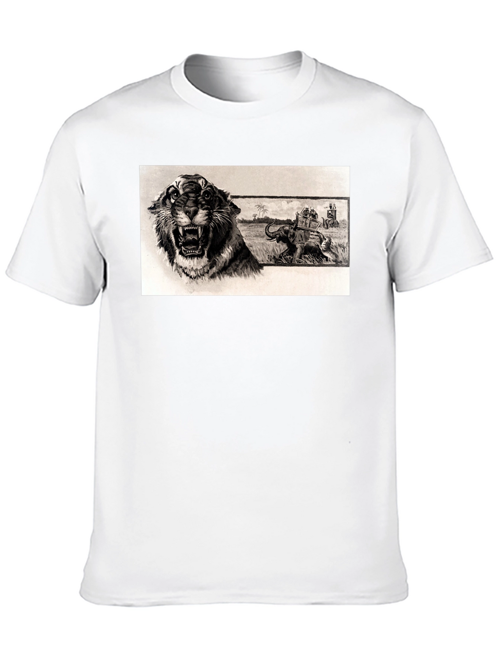 Tiger & Elephant Safari T-Shirt