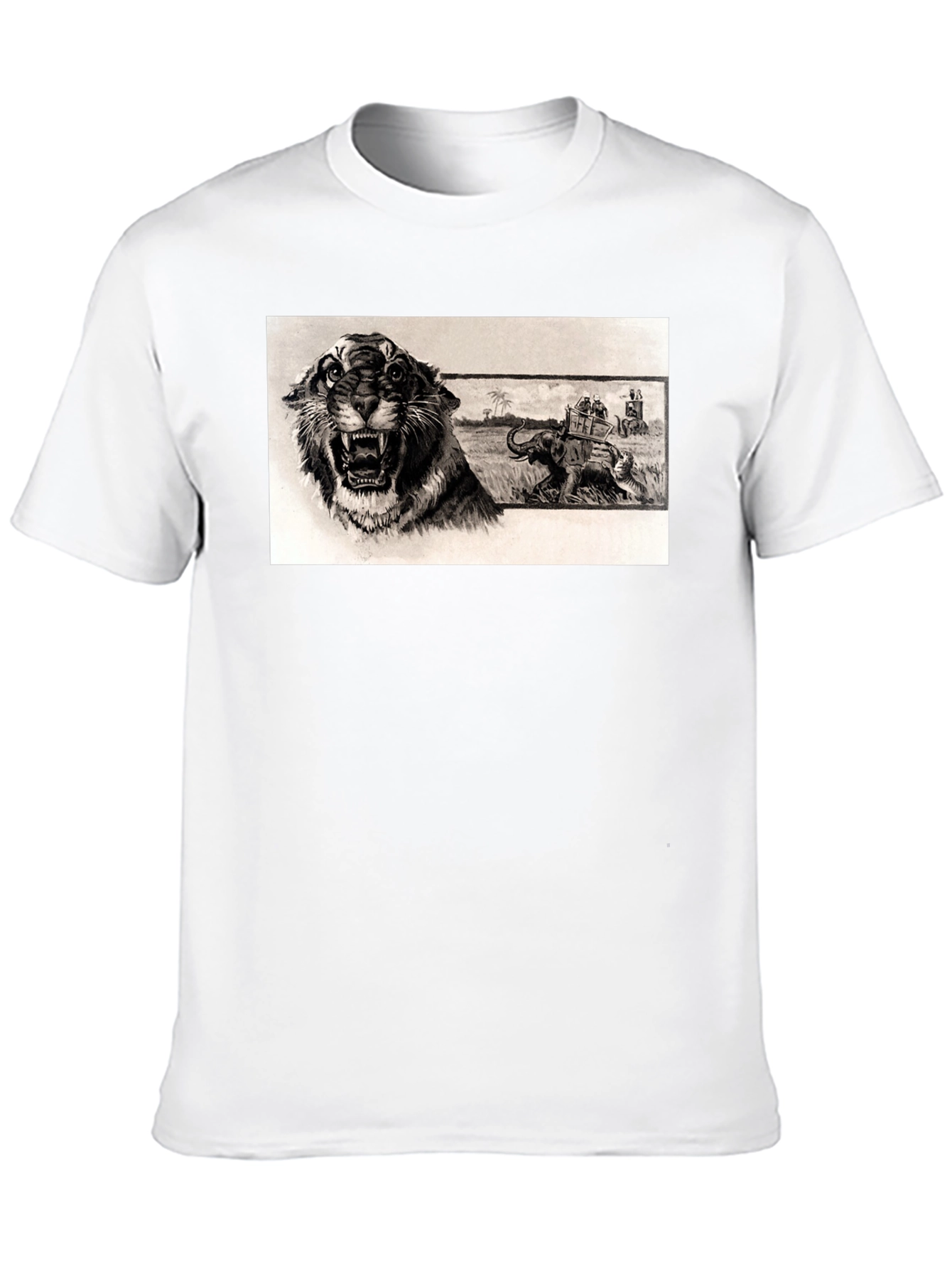 Tiger & Elephant Safari T-Shirt