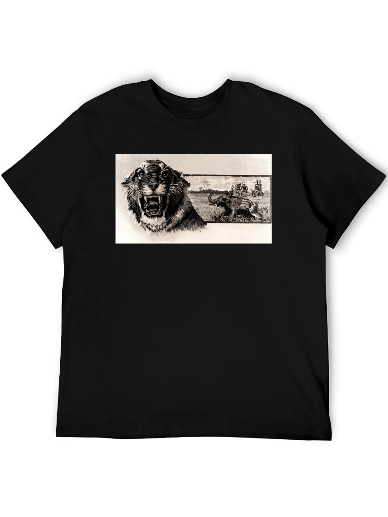 Tiger & Elephant Safari T-Shirt