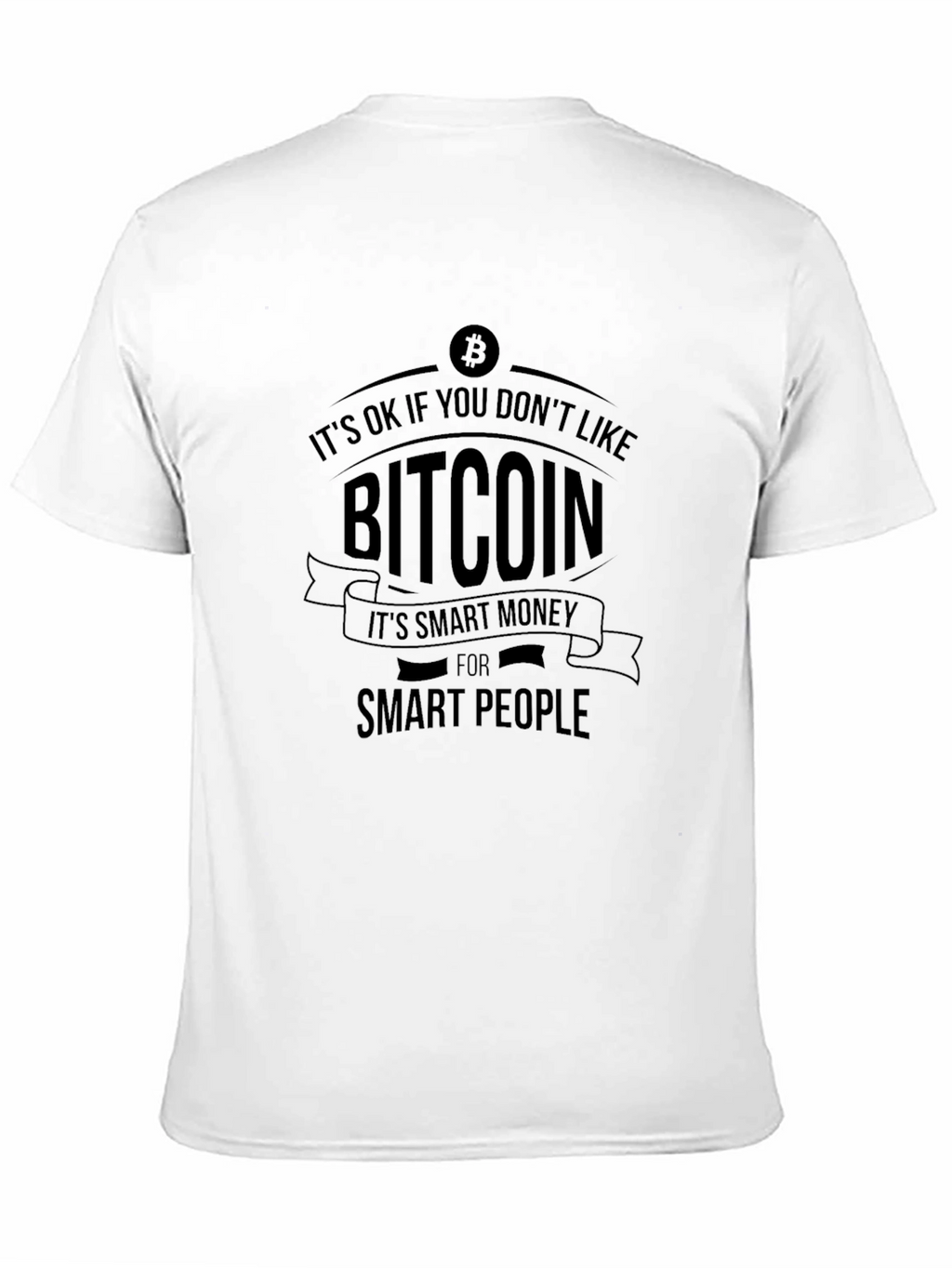 Bitcoin Smart Money Graphic T-Shirt - Black