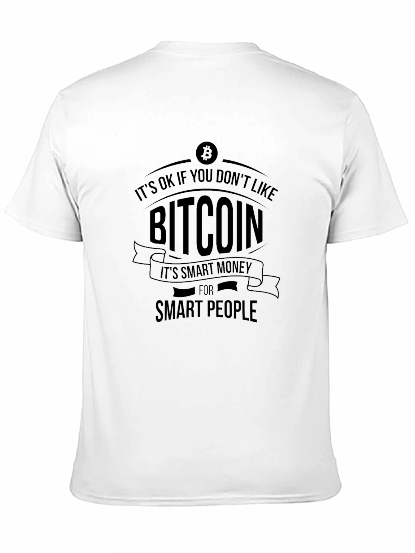 Bitcoin Smart Money Graphic T-Shirt - Black