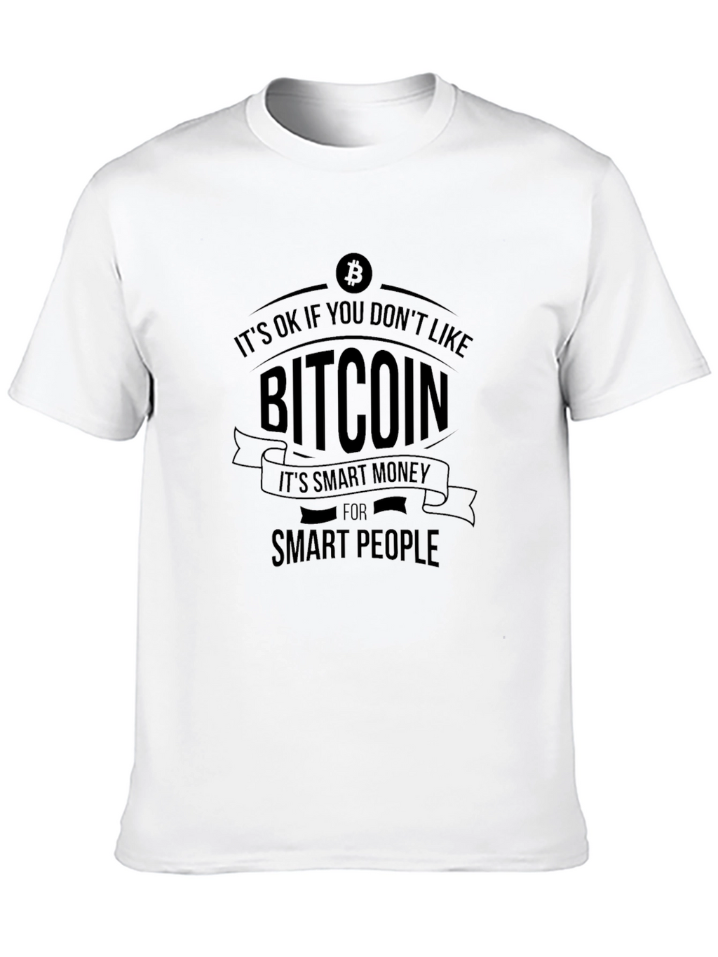 Bitcoin Smart Money Graphic T-Shirt - Black