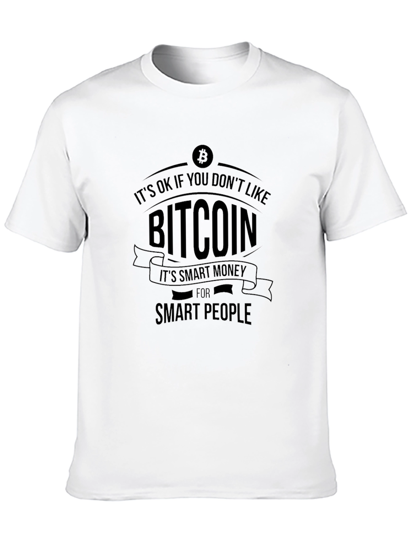 Bitcoin Smart Money Graphic T-Shirt - Black