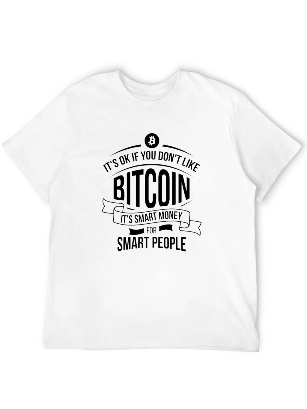 Bitcoin Smart Money Graphic T-Shirt - Black