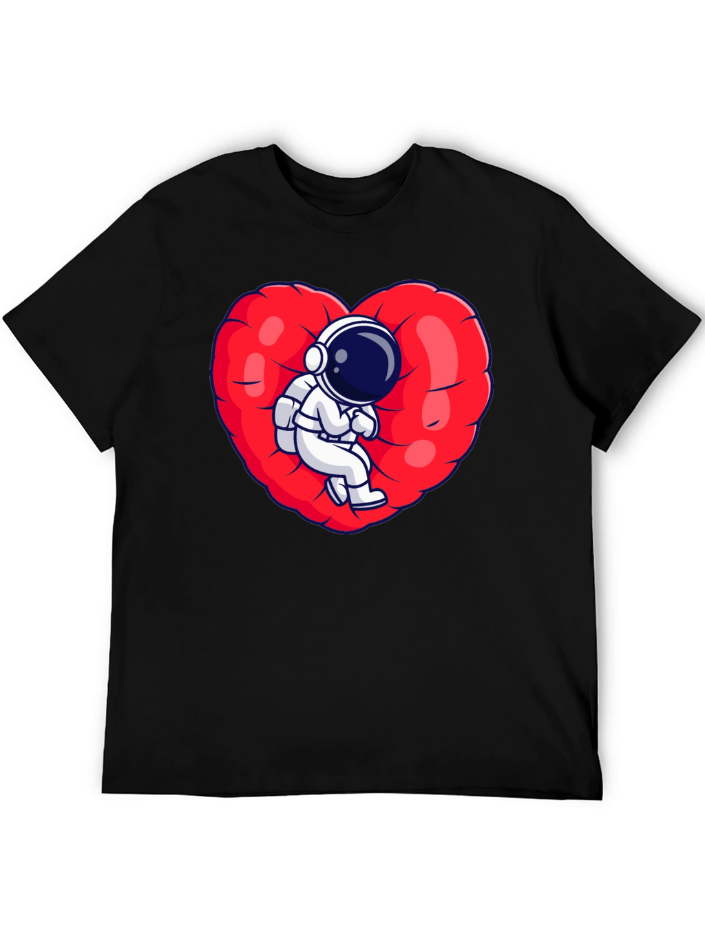 Astronaut Heart T-Shirt - Space Love Tee