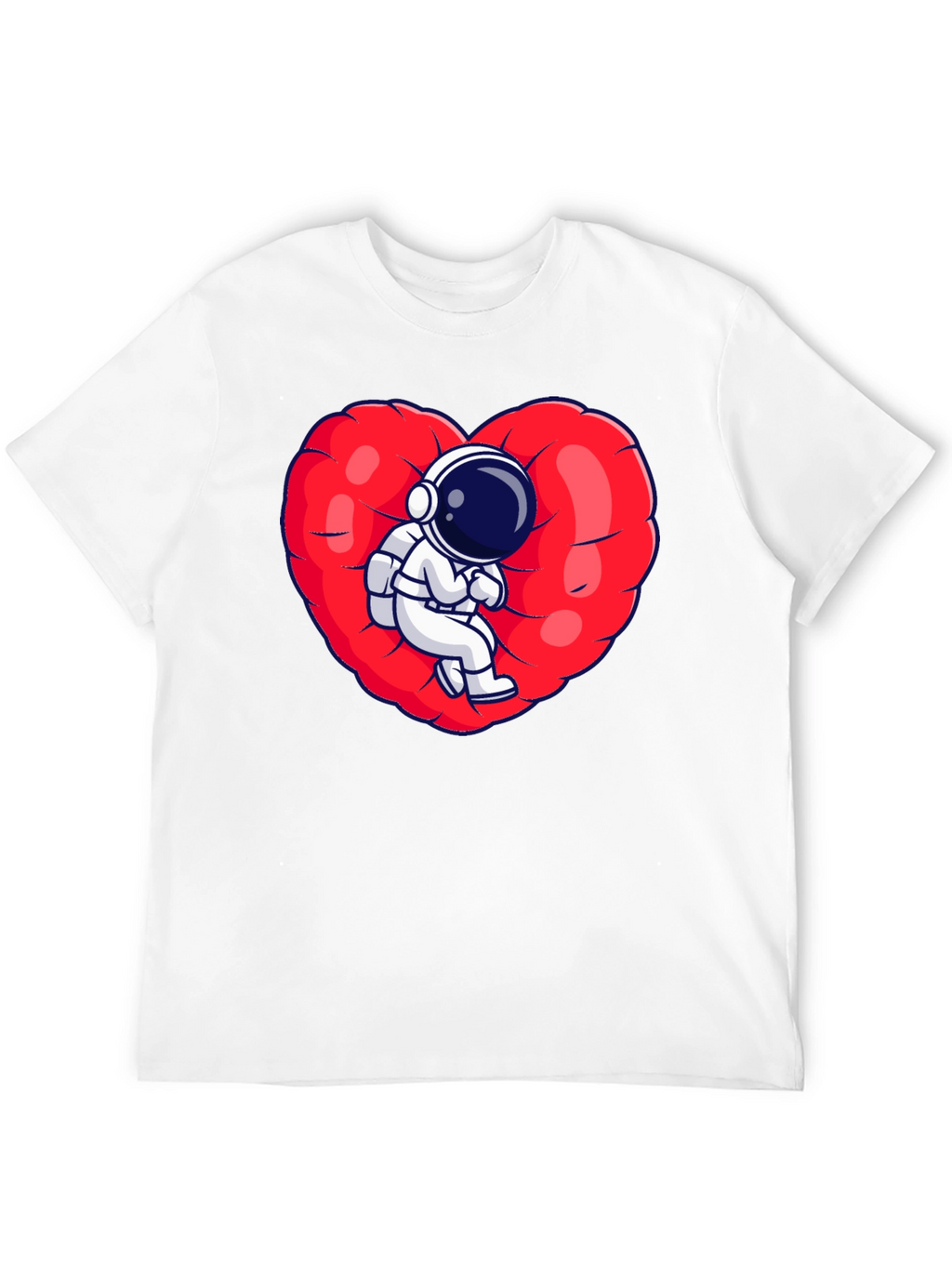 Astronaut Heart T-Shirt - Space Love Tee
