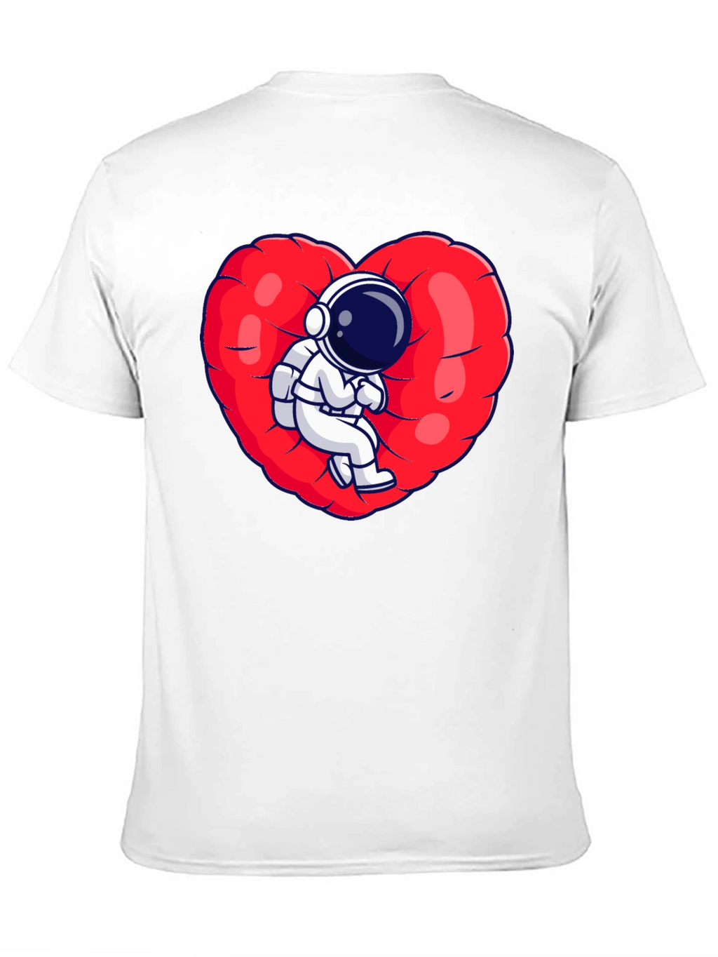 Astronaut Heart T-Shirt - Space Love Tee