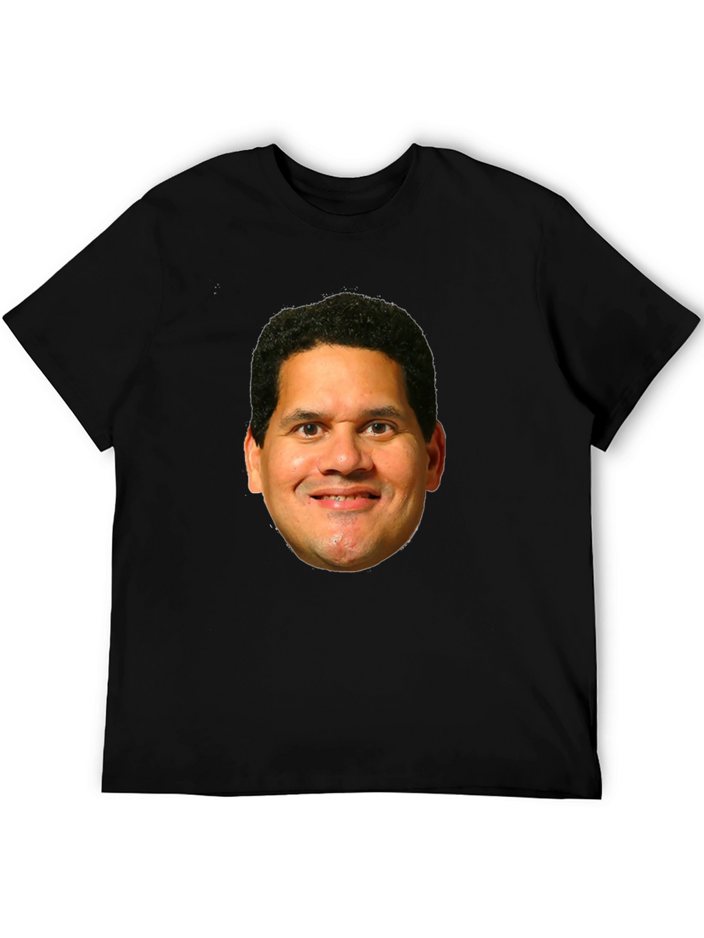 Reggie Fils-Aimé Face Black T-Shirt