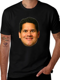 Reggie Fils-Aimé Face Black T-Shirt