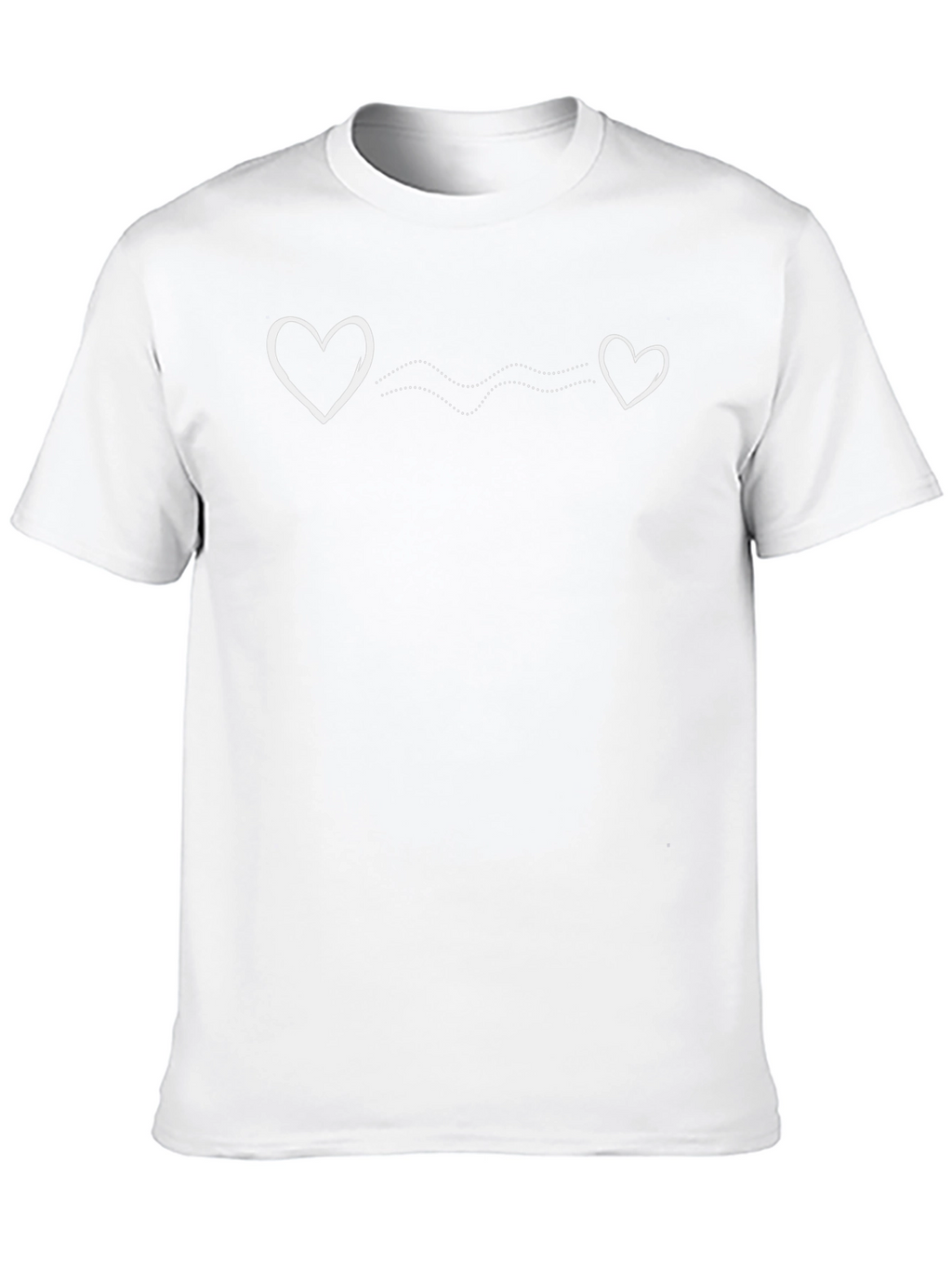 Connected Hearts Graphic T-Shirt - Black