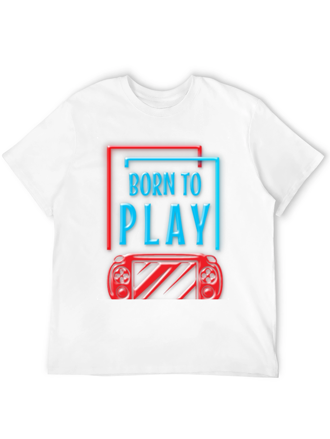 Born To Play Graphic Tee - Gamer T-Shirt