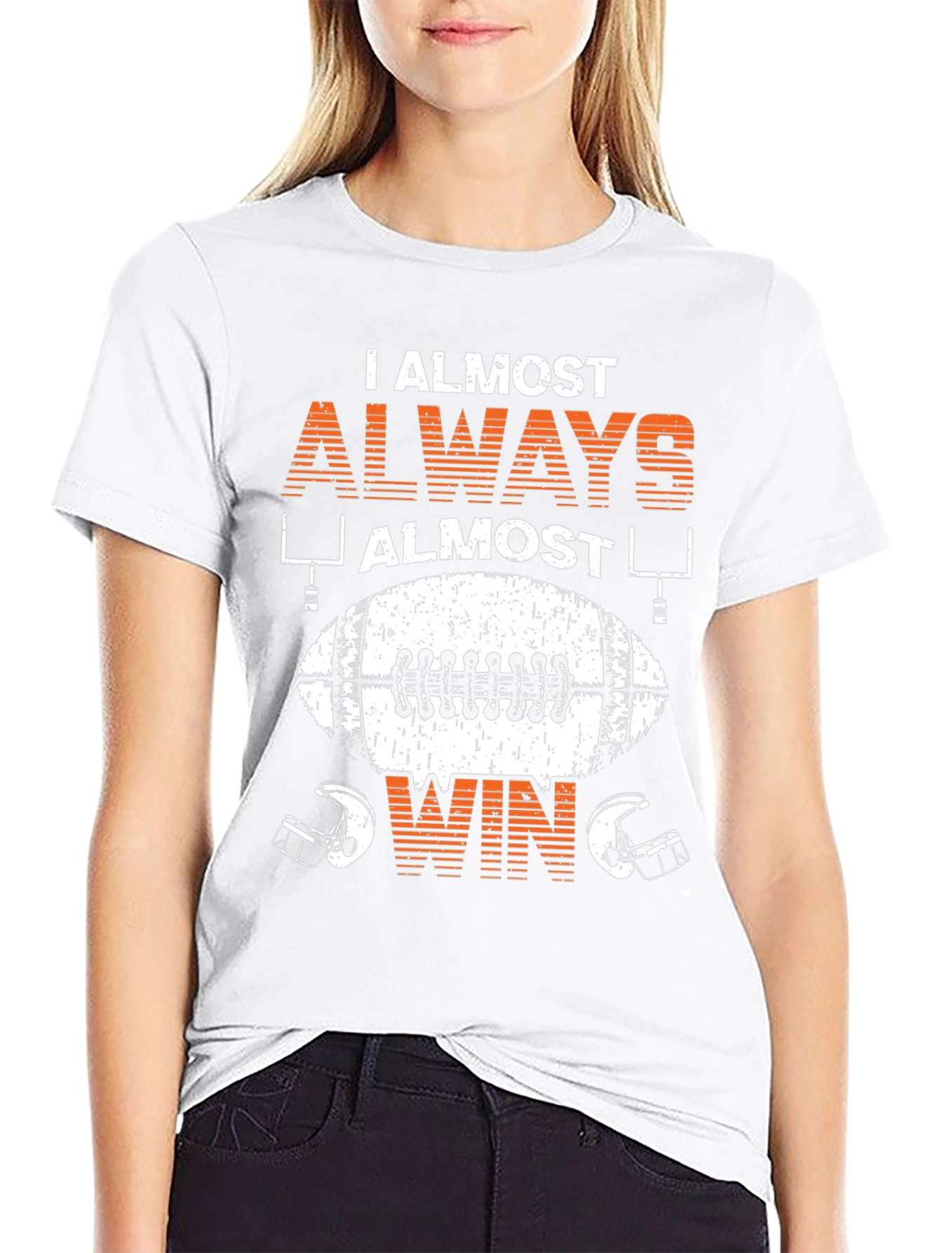 Funny Football T-Shirt: I Almost Always Almost Win