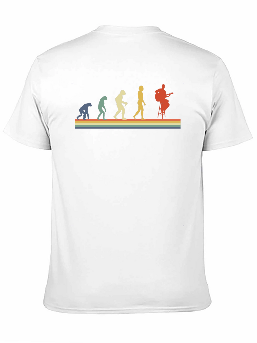 Evolution of Guitarist Black T-Shirt