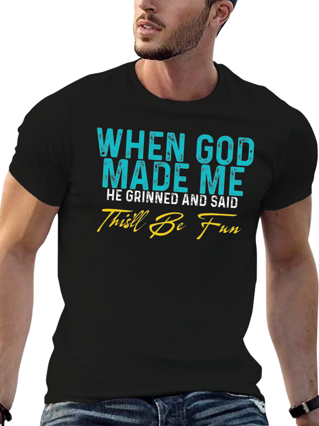 Funny God Made Me T-Shirt