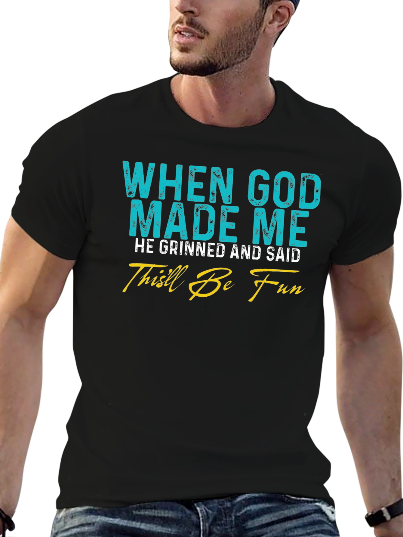 Funny God Made Me T-Shirt