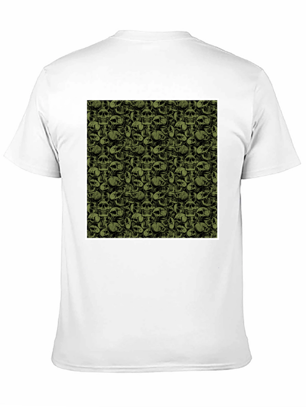 Skull Pattern Tee - Dark & Edgy Style