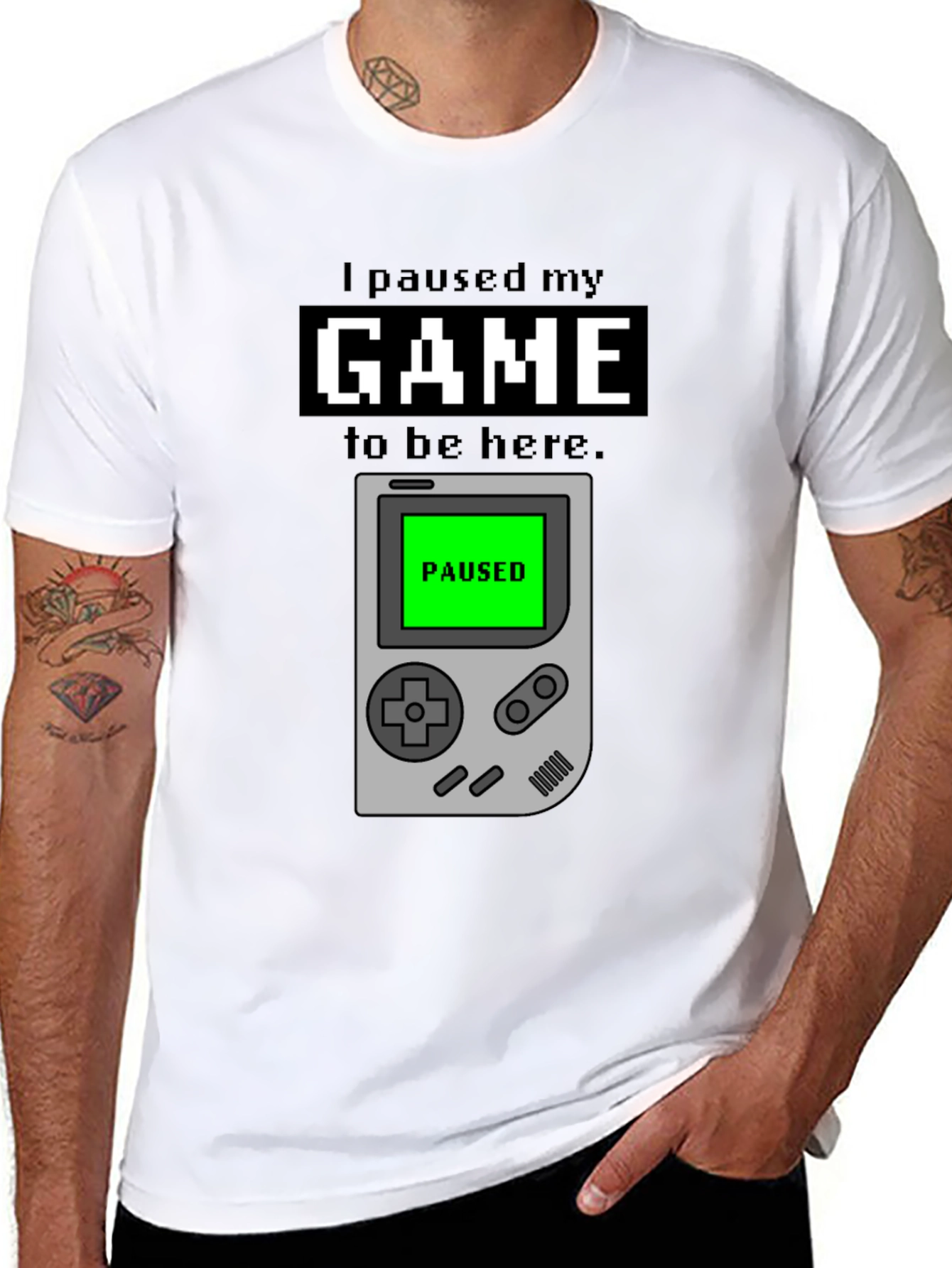 I Paused My Game T-Shirt - Gamer Apparel
