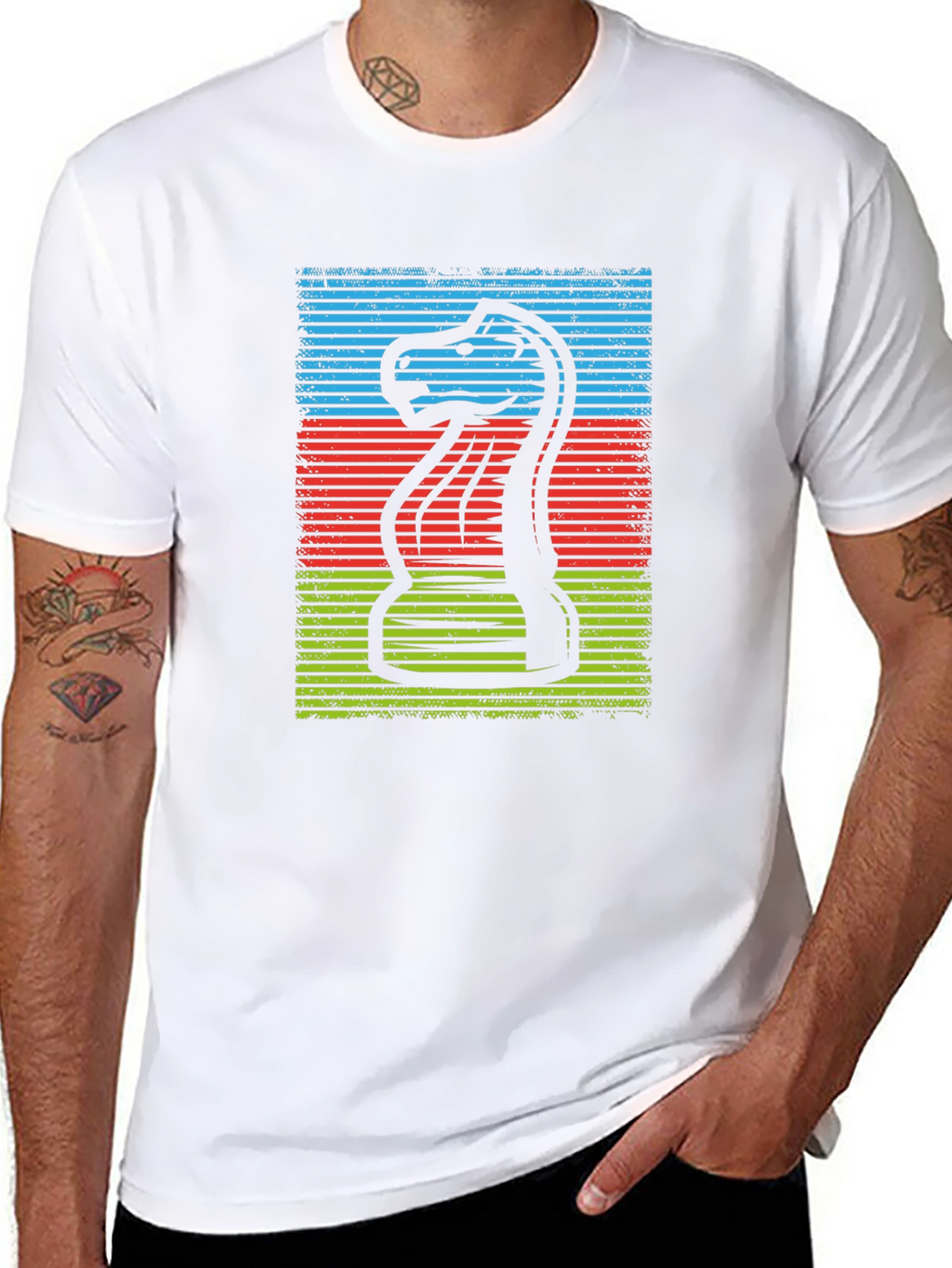 Chess Knight Graphic T-Shirt