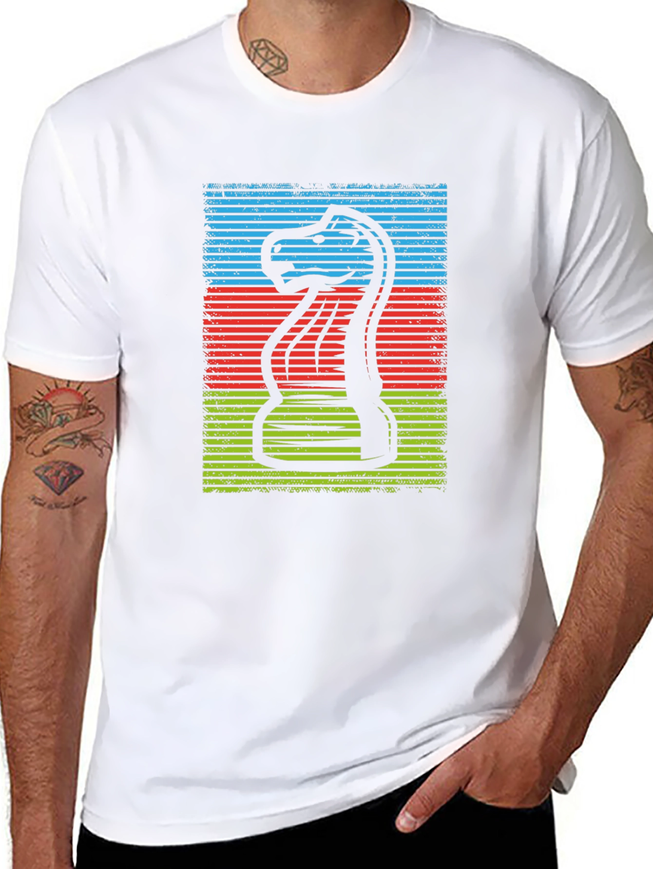 Chess Knight Graphic T-Shirt