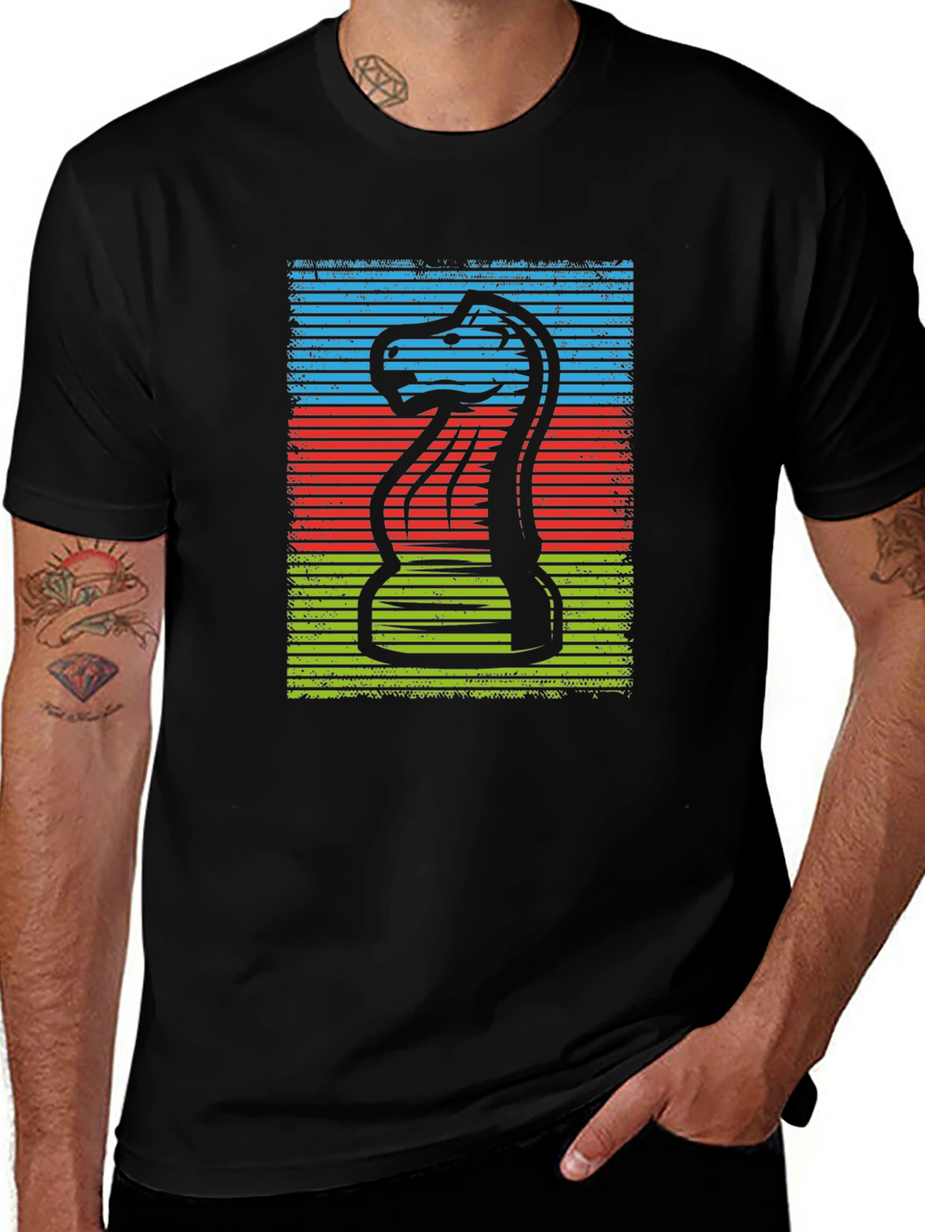 Chess Knight Graphic T-Shirt