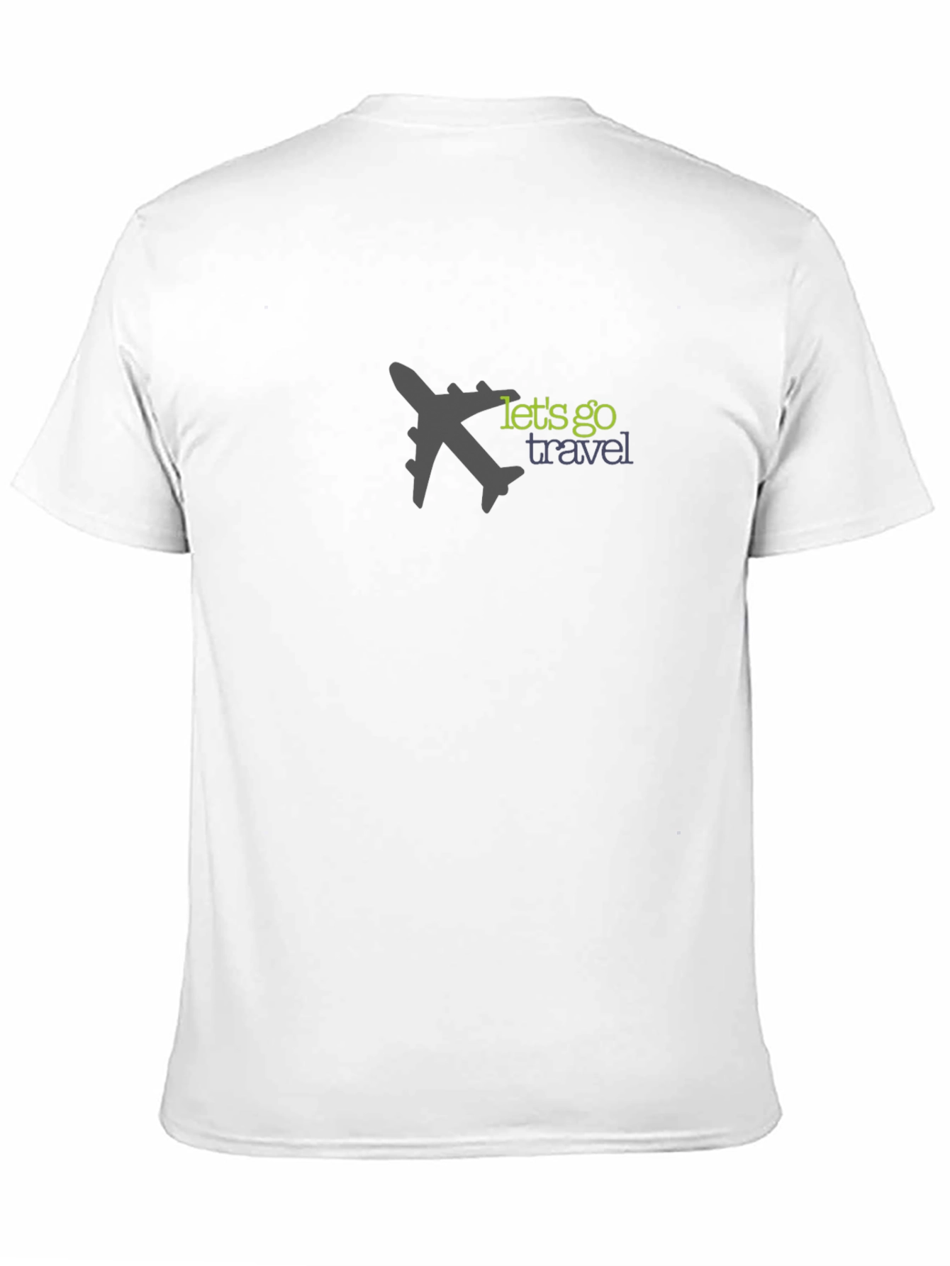 Lets Go Travel Black Tee