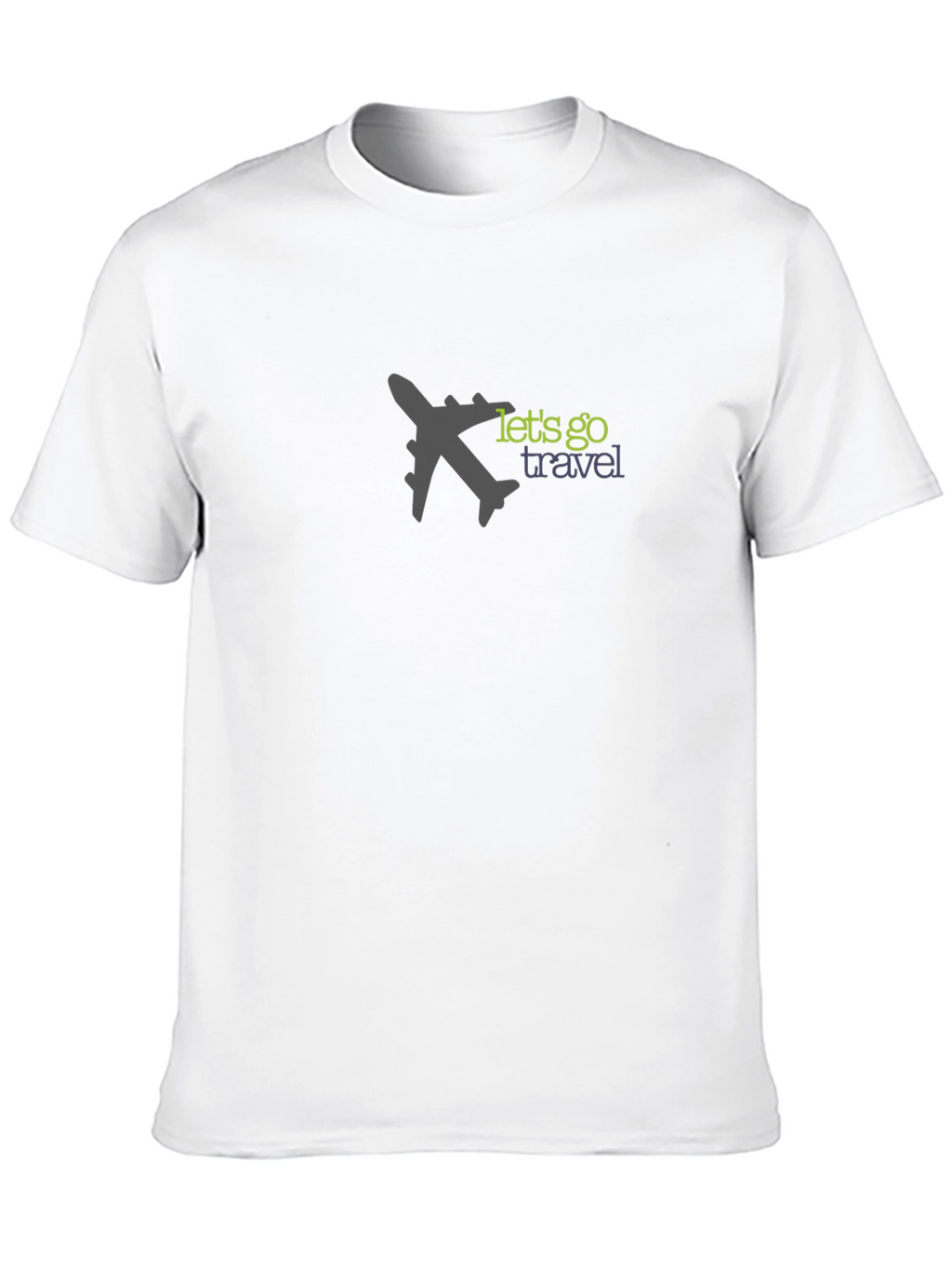Lets Go Travel Black Tee
