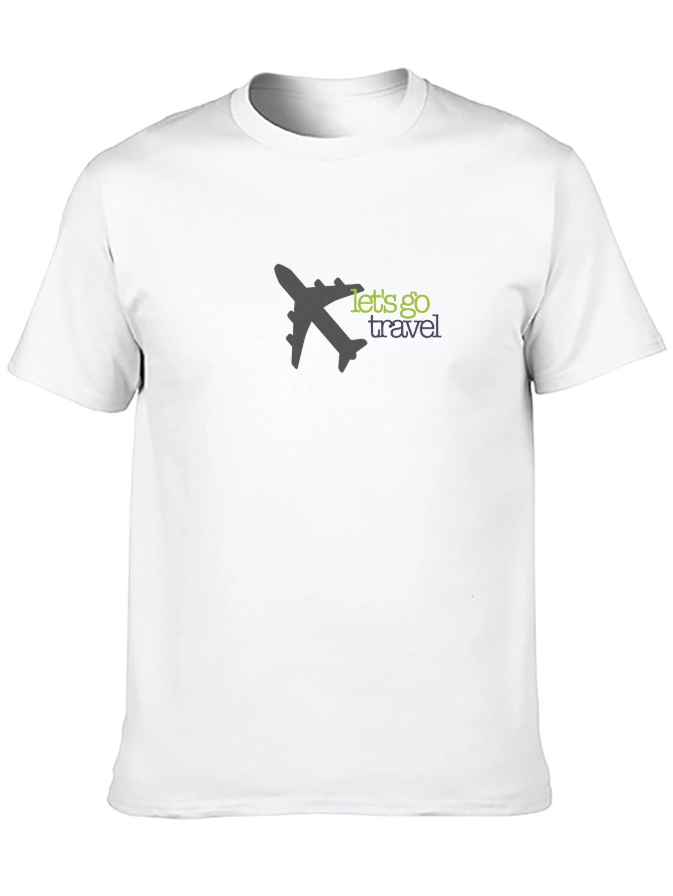 Lets Go Travel Black Tee