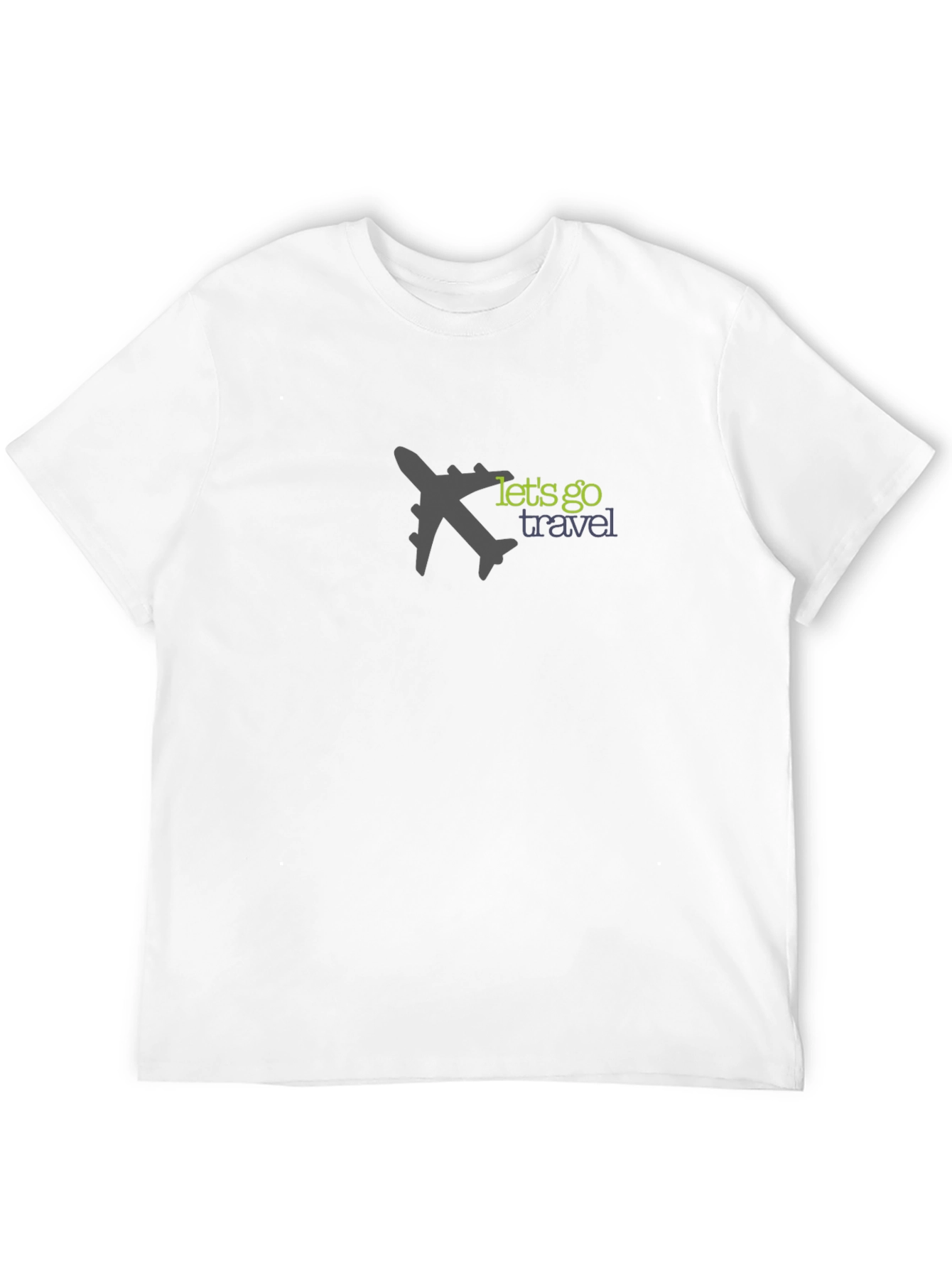 Lets Go Travel Black Tee
