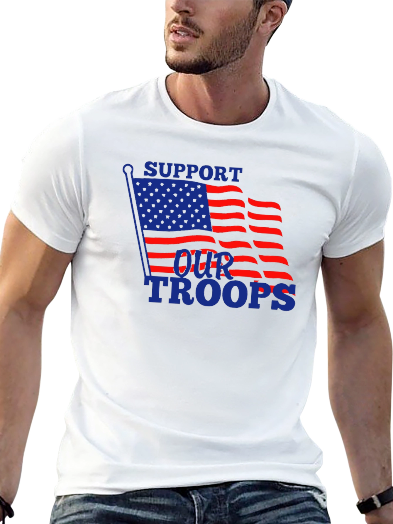 Support Our Troops Patriotic T-Shirt