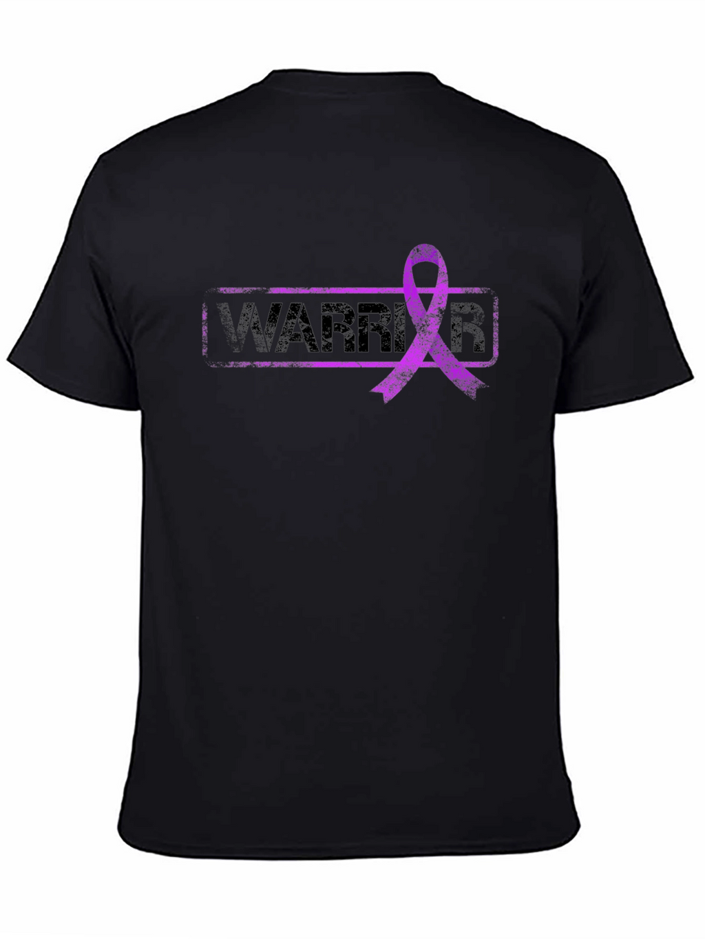 Warrior Ribbon Graphic T-Shirt - Black