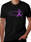 Warrior Ribbon Graphic T-Shirt - Black