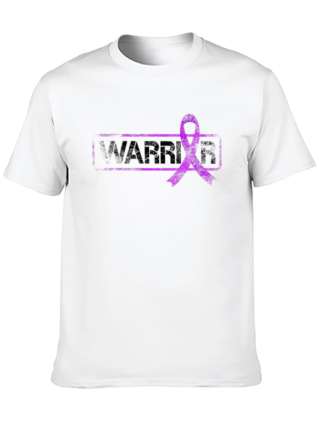 Warrior Ribbon Graphic T-Shirt - Black
