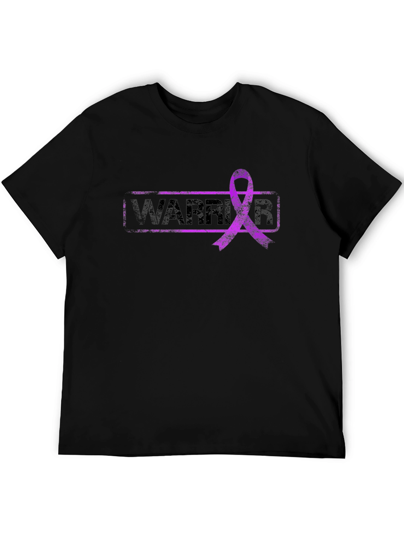 Warrior Ribbon Graphic T-Shirt - Black