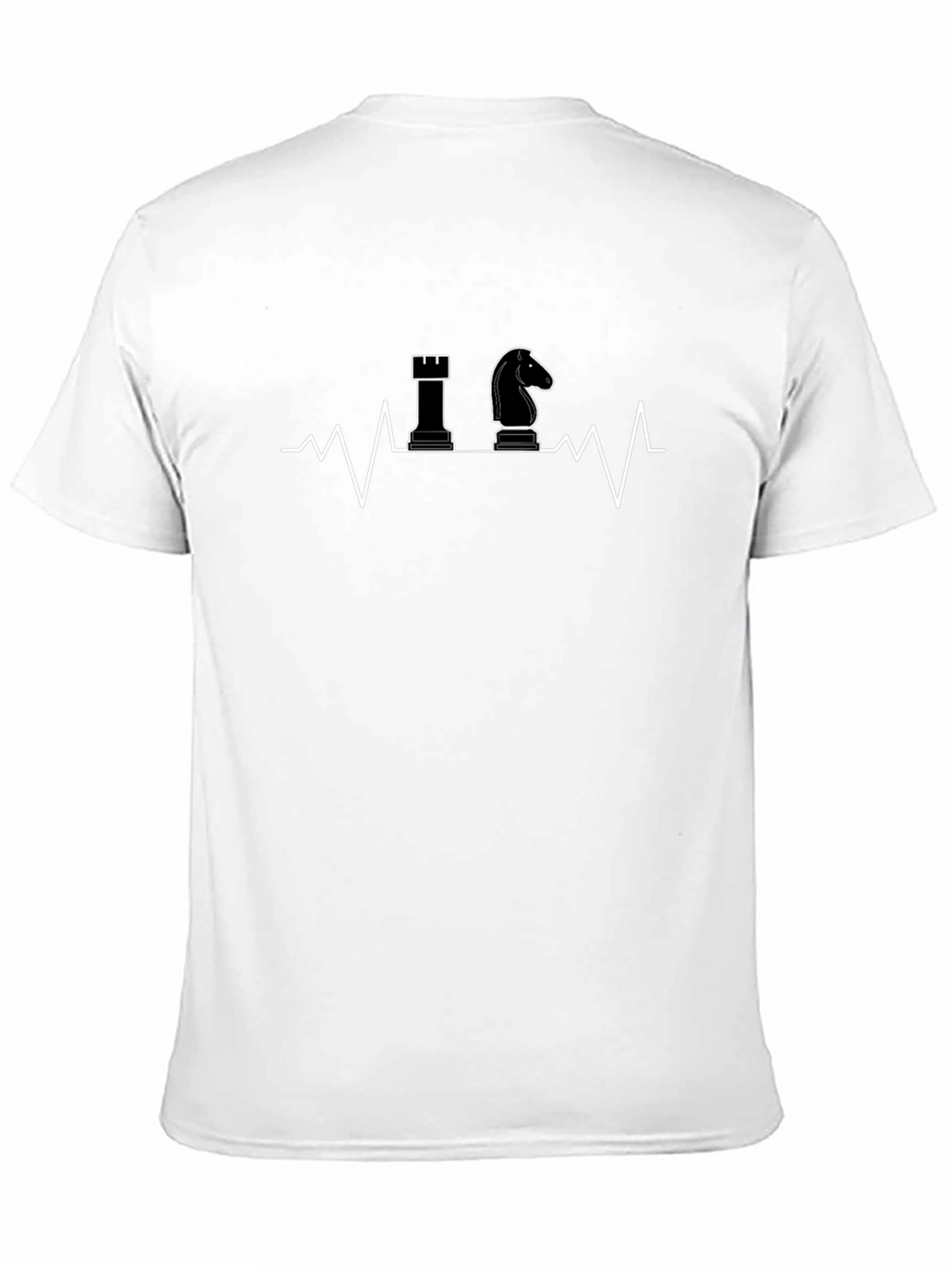 Chess Heartbeat Graphic Tee - Stylish & Unique