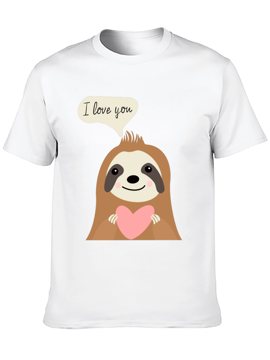 I Love You Sloth Graphic T-Shirt