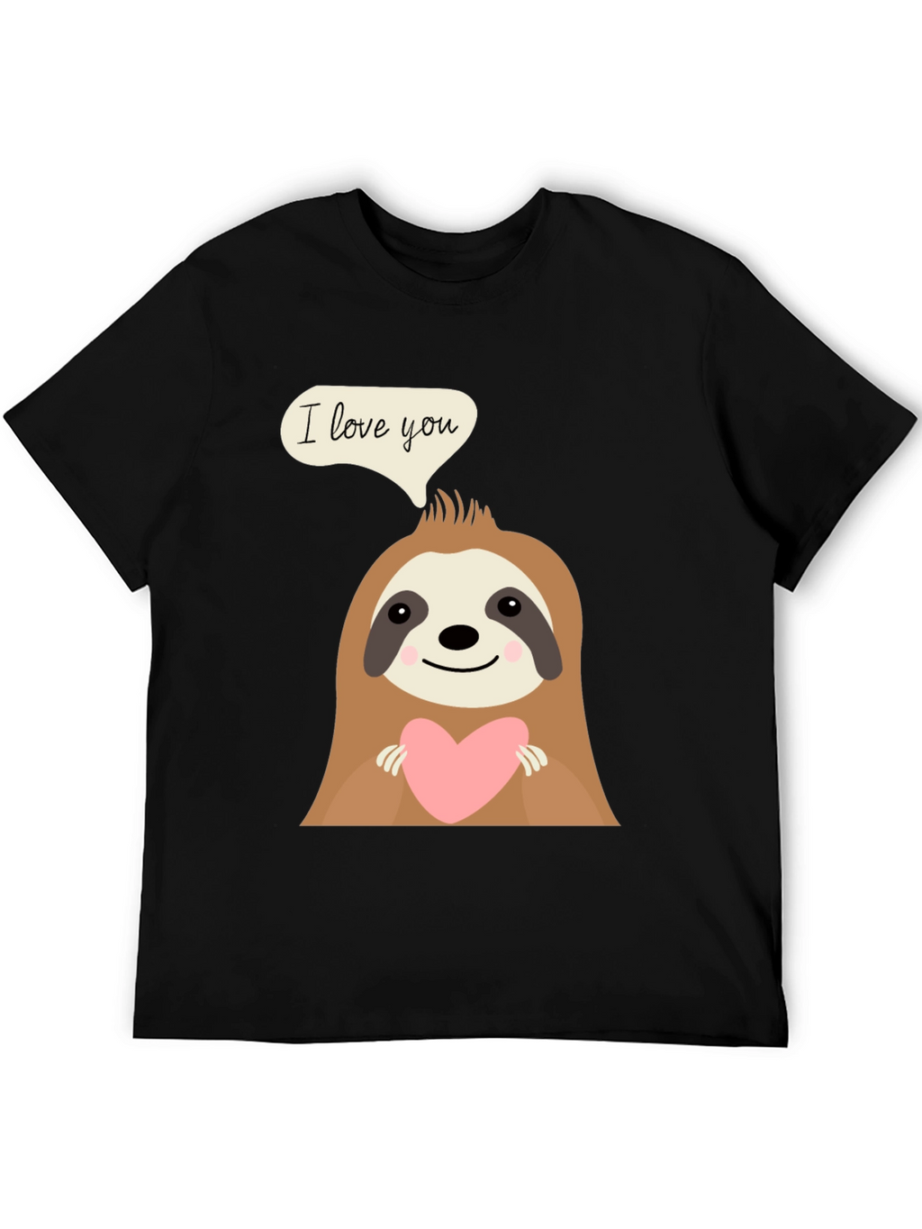 I Love You Sloth Graphic T-Shirt