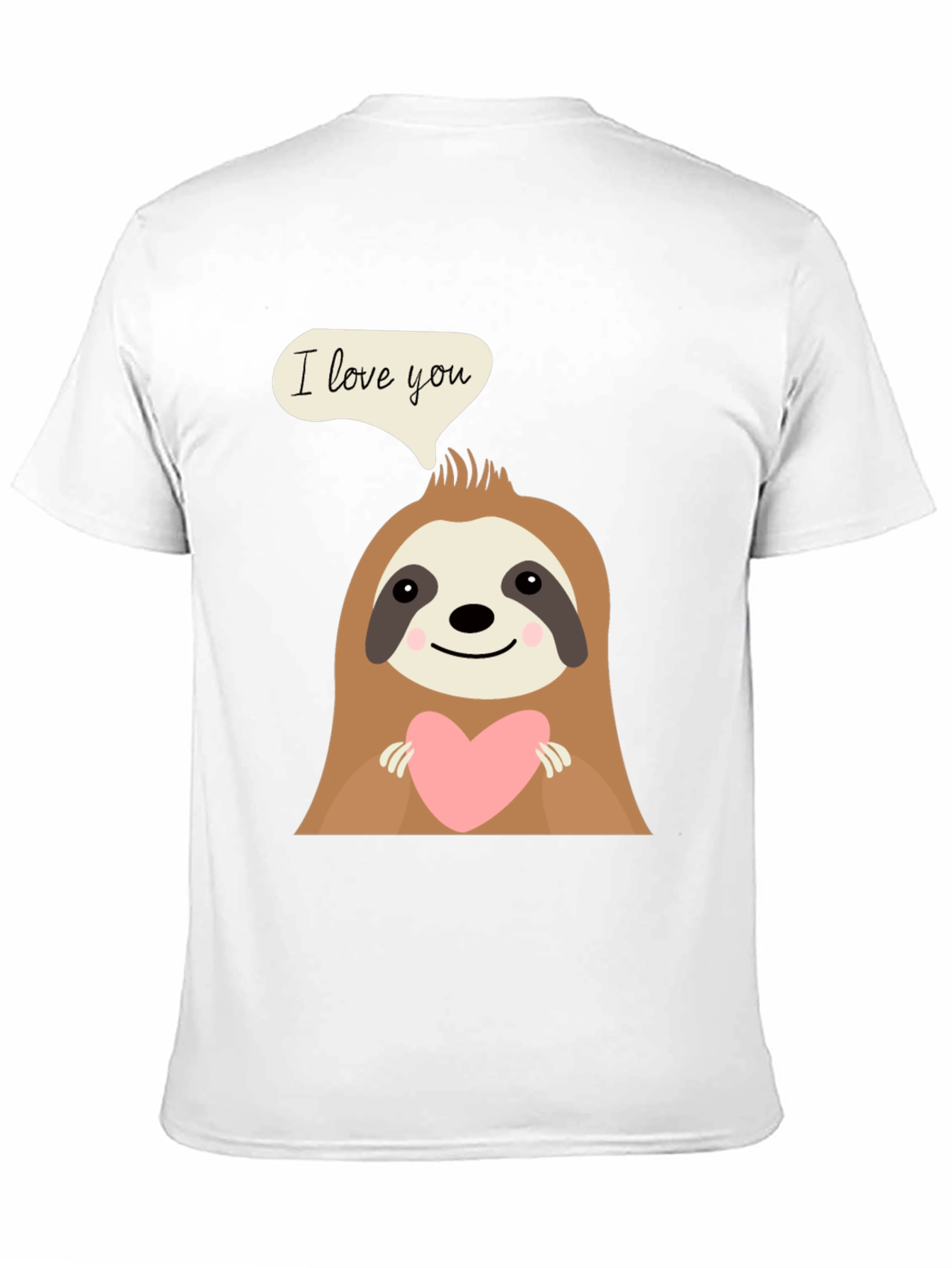 I Love You Sloth Graphic T-Shirt