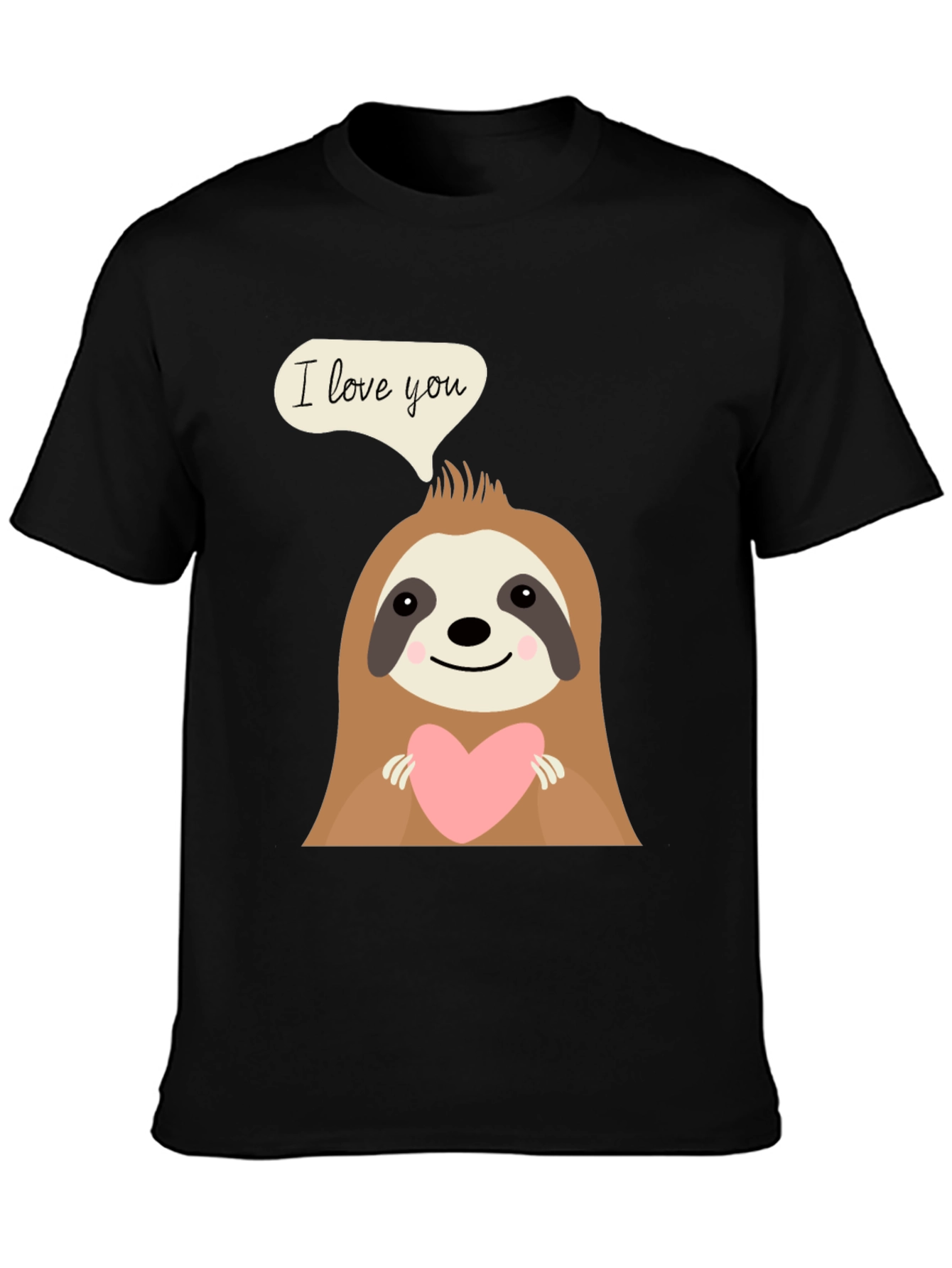 I Love You Sloth Graphic T-Shirt