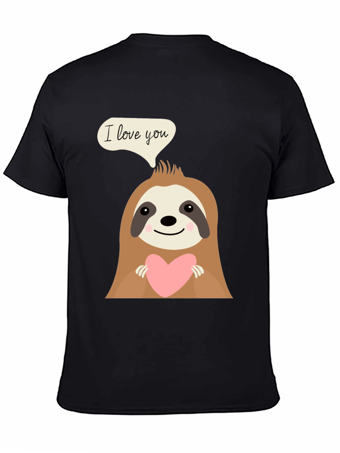 I Love You Sloth Graphic T-Shirt