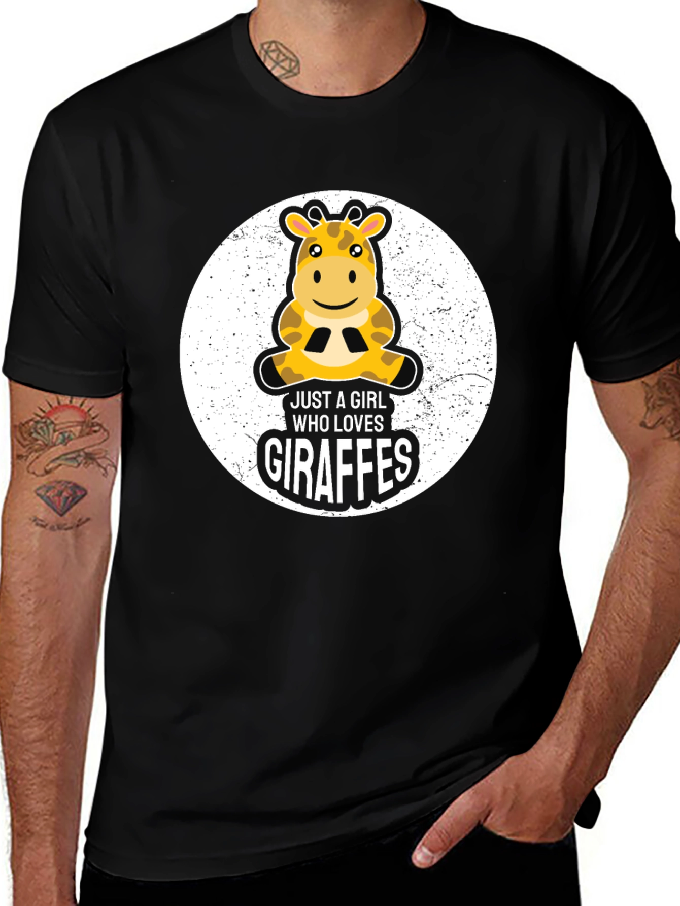 Just a Girl Who Loves Giraffes T-Shirt