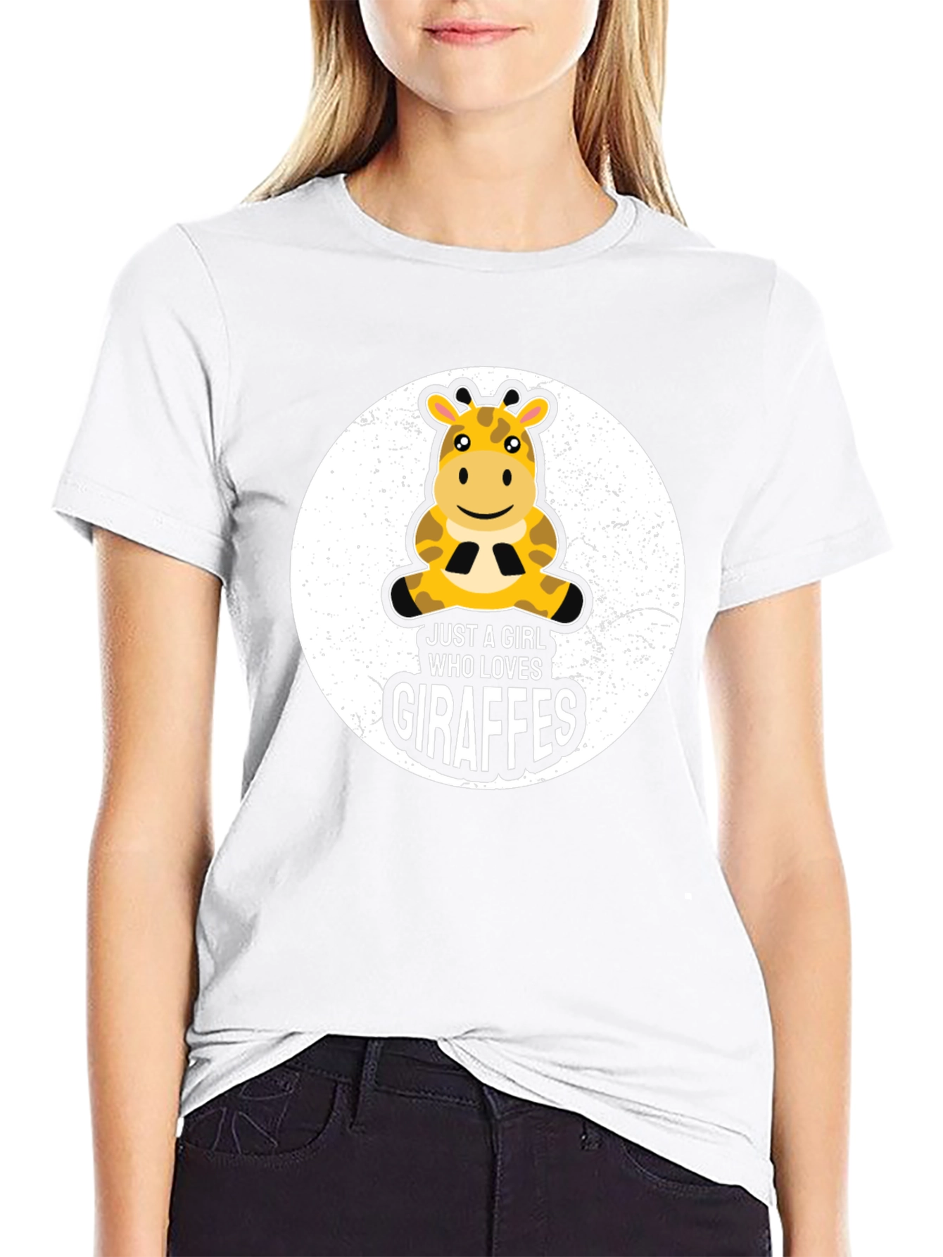 Just a Girl Who Loves Giraffes T-Shirt