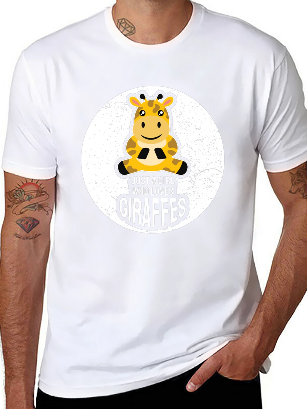 Just a Girl Who Loves Giraffes T-Shirt