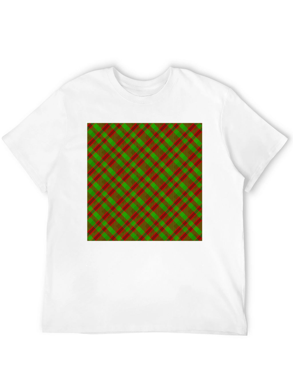 Plaid Pattern Tee