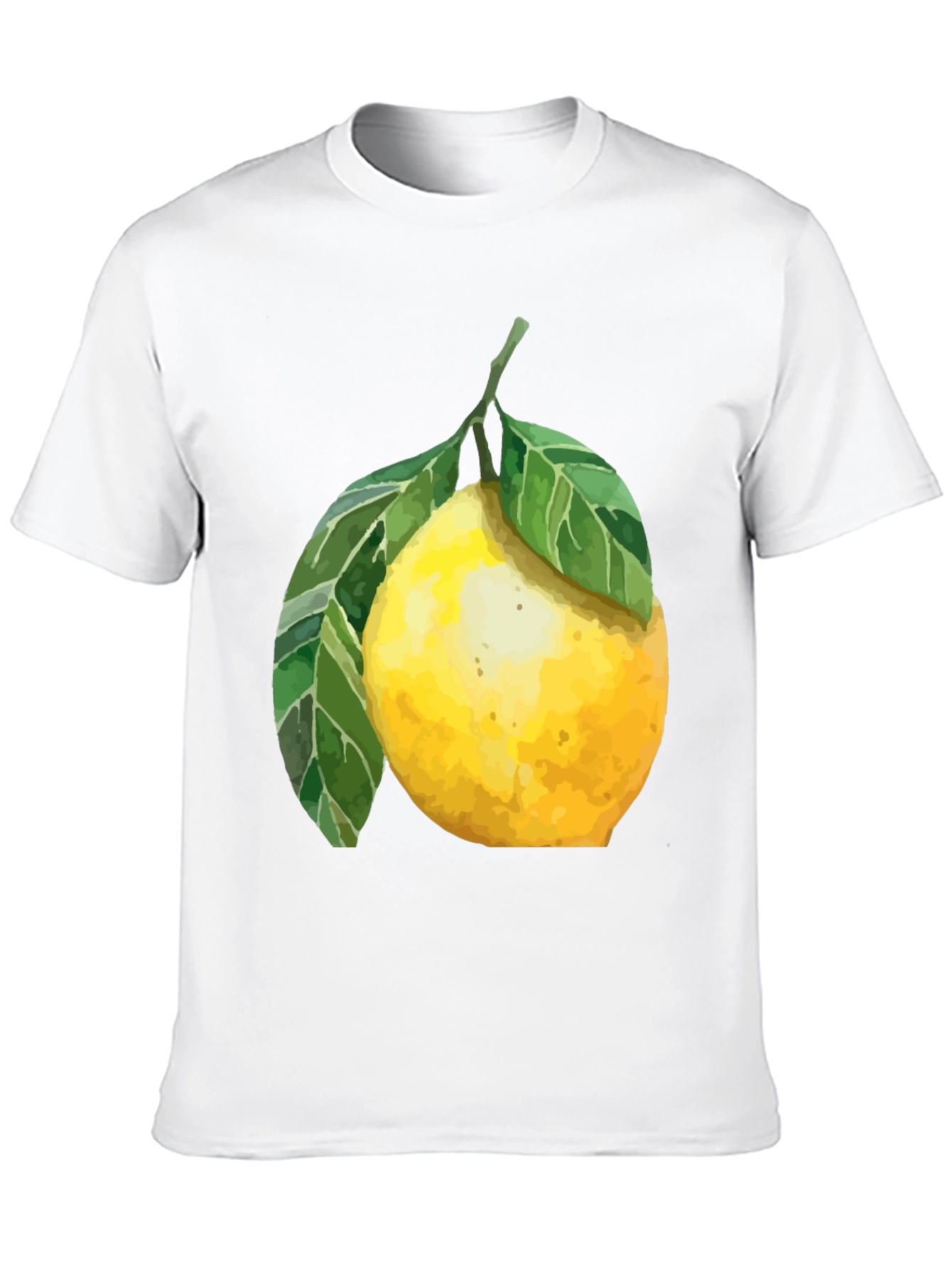 Lemon Graphic T-Shirt - Black Cotton Tee